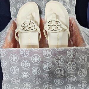 Tory Burch Miller Cloud Calf Leather Sandals